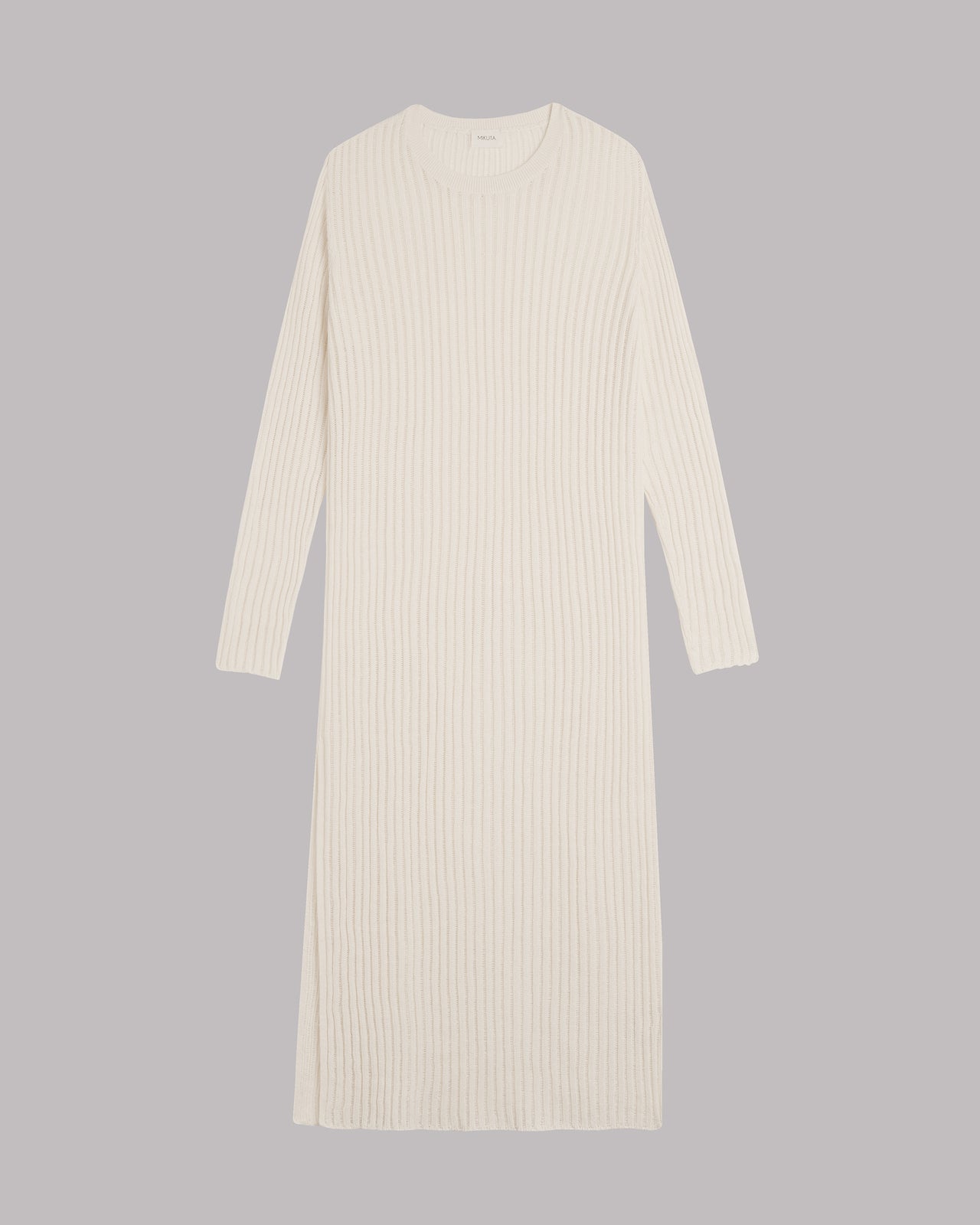 The White Open Longsleeve Dress