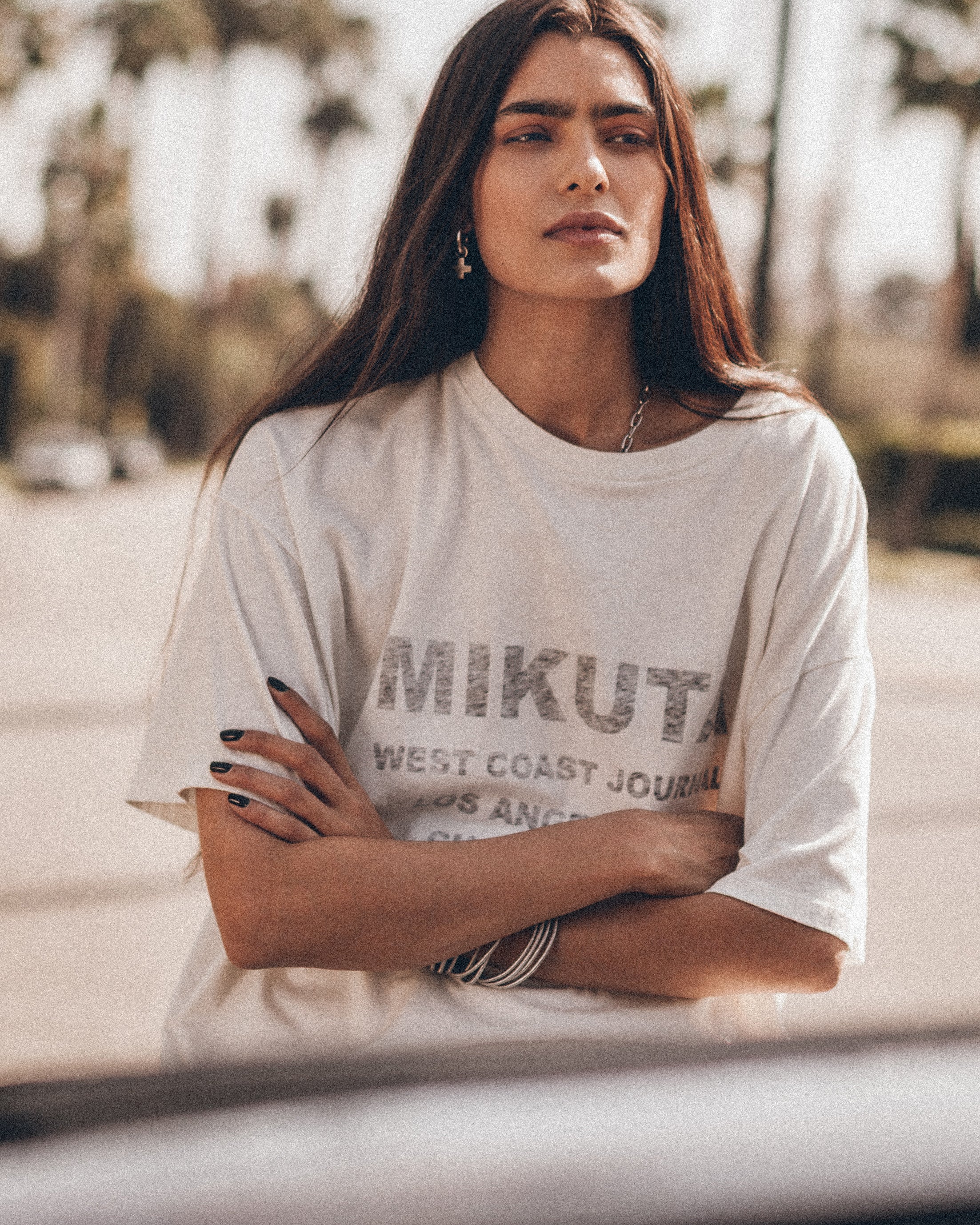 The White Oversized Mikuta T-Shirt