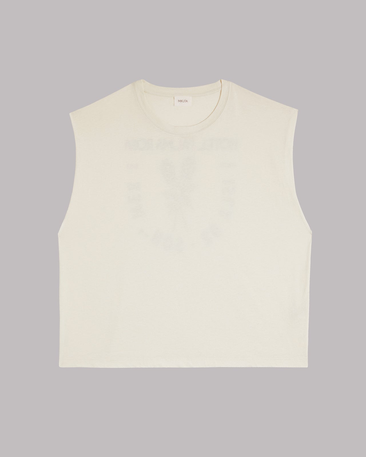 The White Sleeveless Unisex T-Shirt