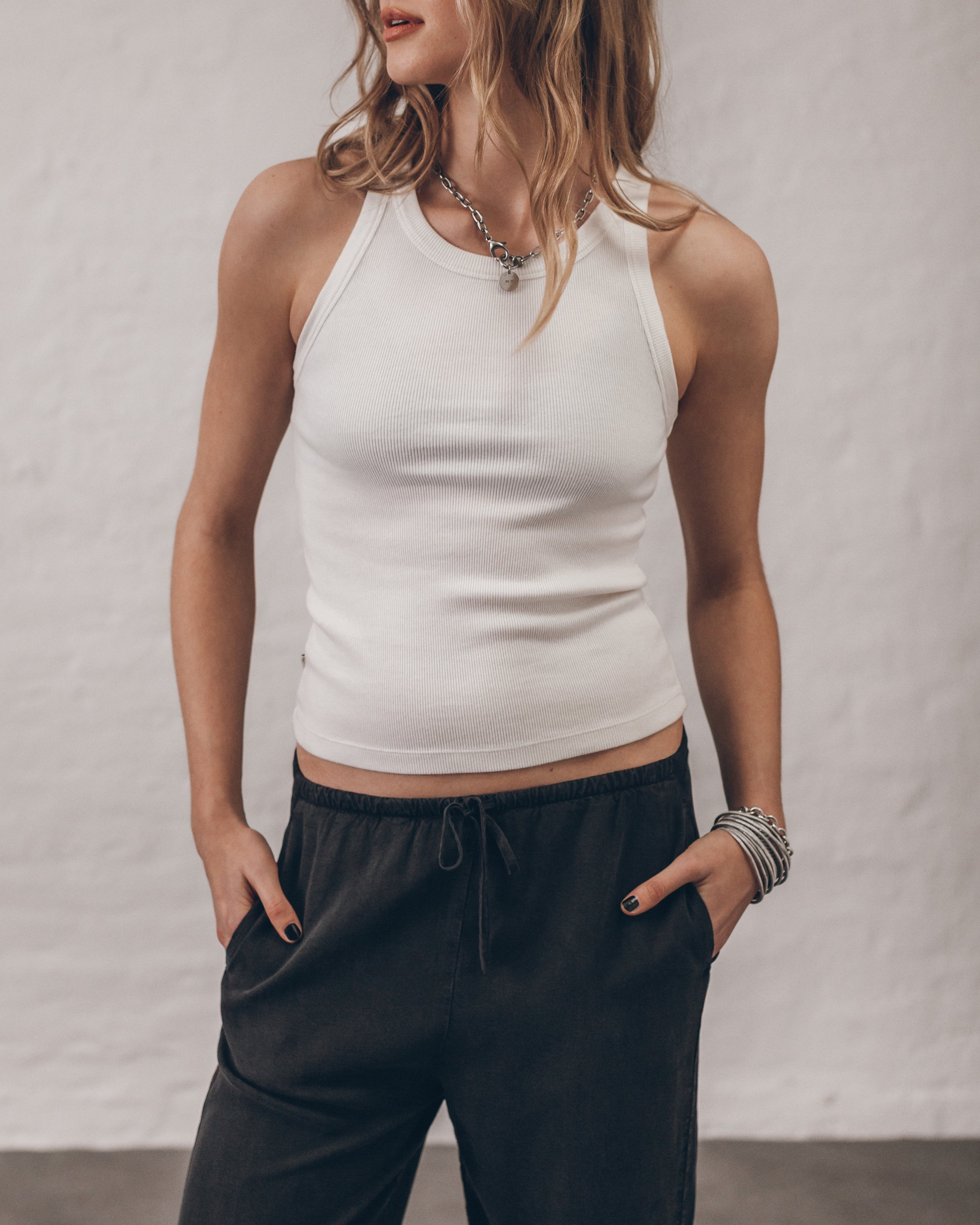 The White Standard Tank Top