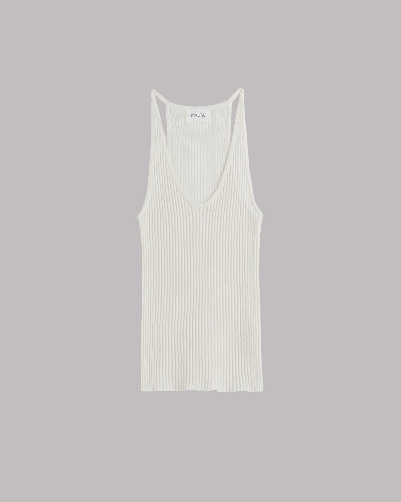 The White Striped Relaxed Tank Top