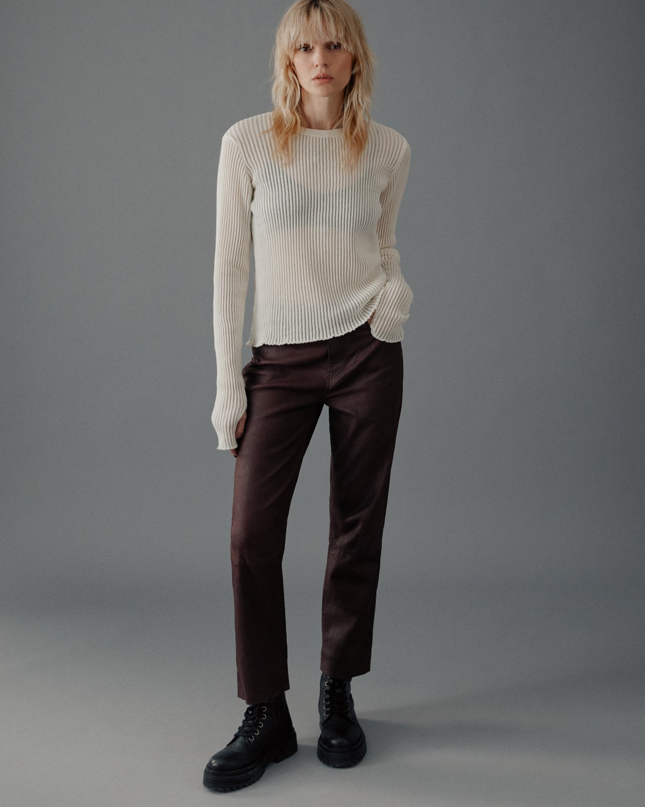 The White Striped Thin Longsleeve