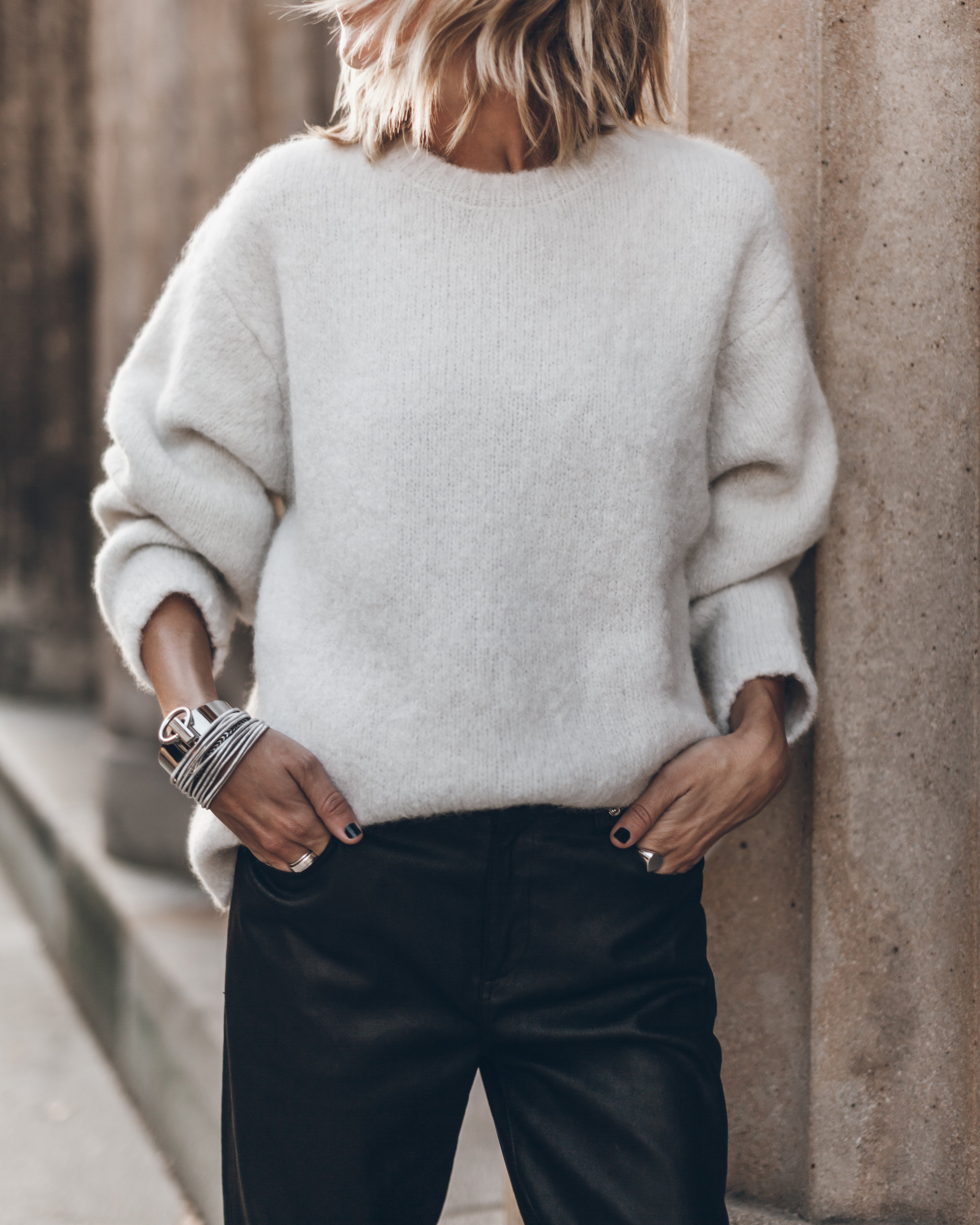 Shoulder Sweater Amazon Fuzzy Sweater Wool Fluffy Sweater