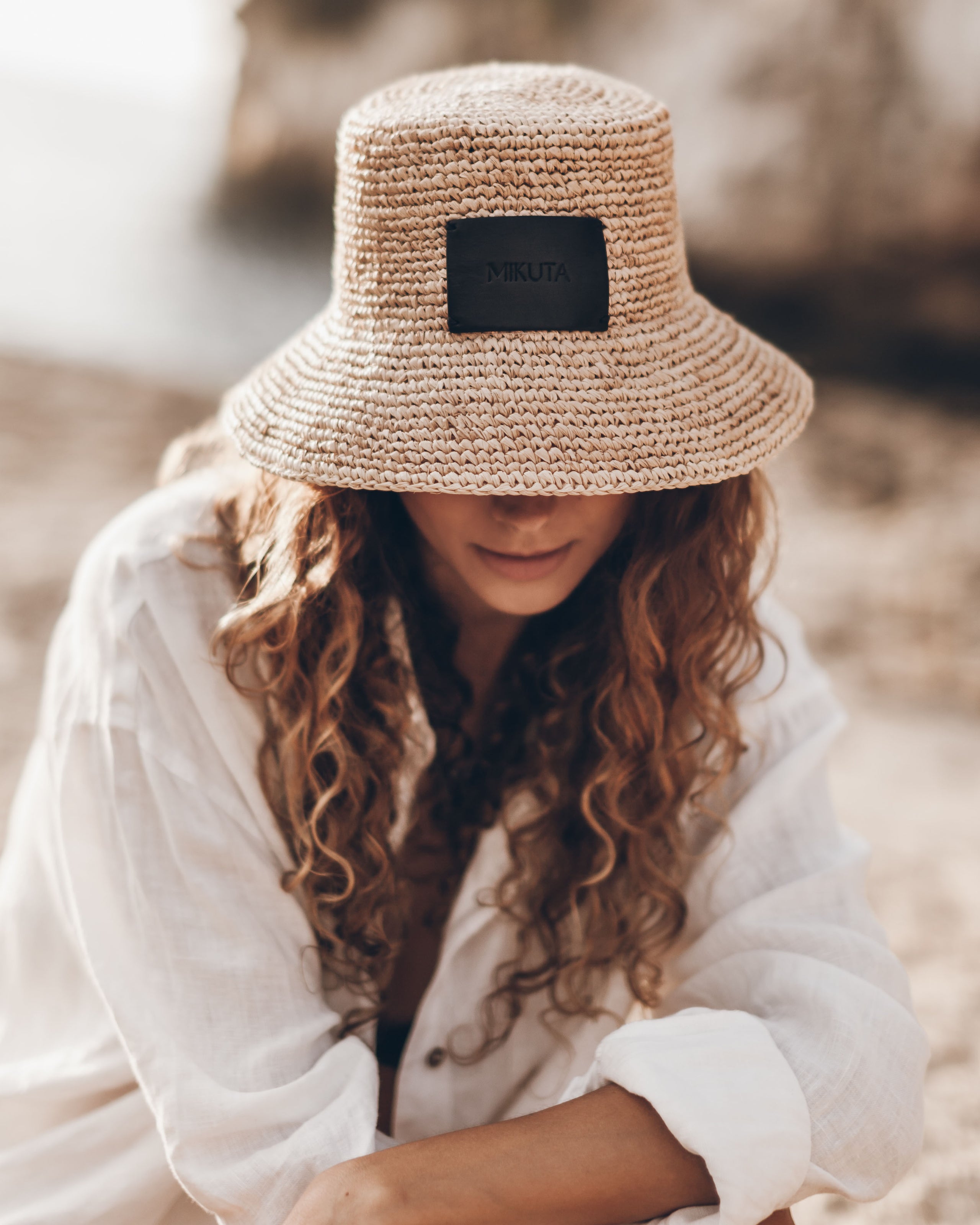 The Natural Raffia Bucket Hat