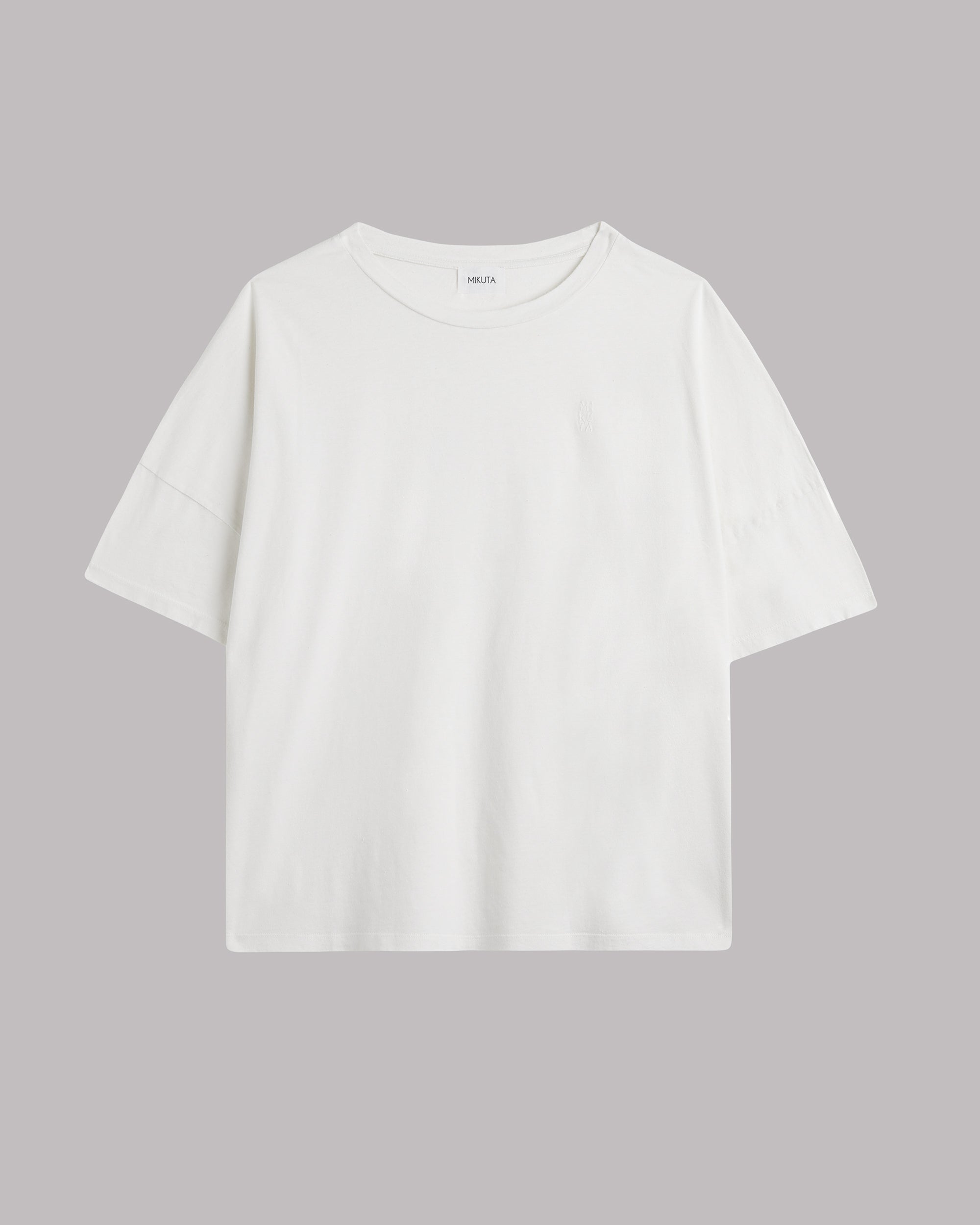 The White Long Loose Cotton T-Shirt