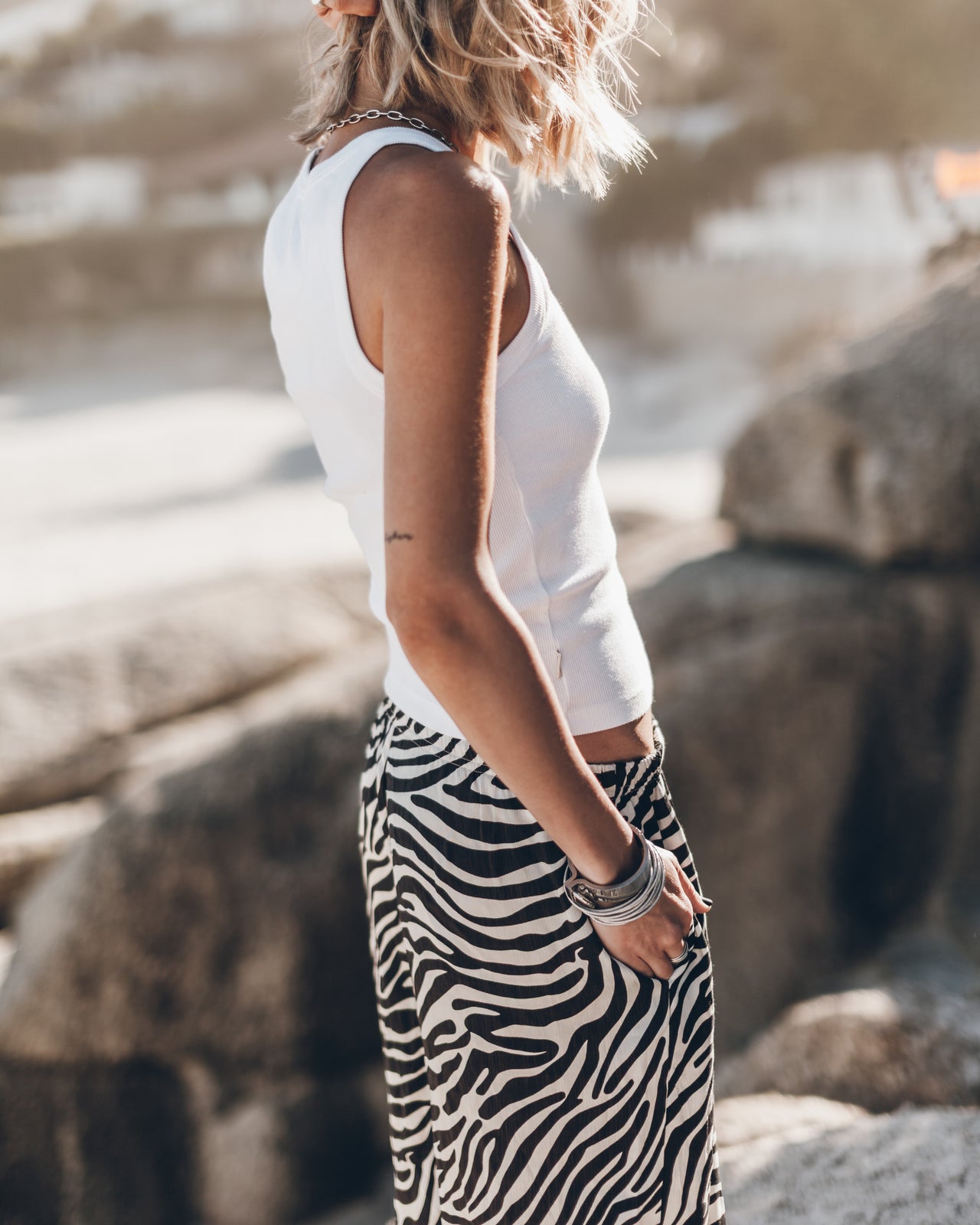 The White Standard Tank Top