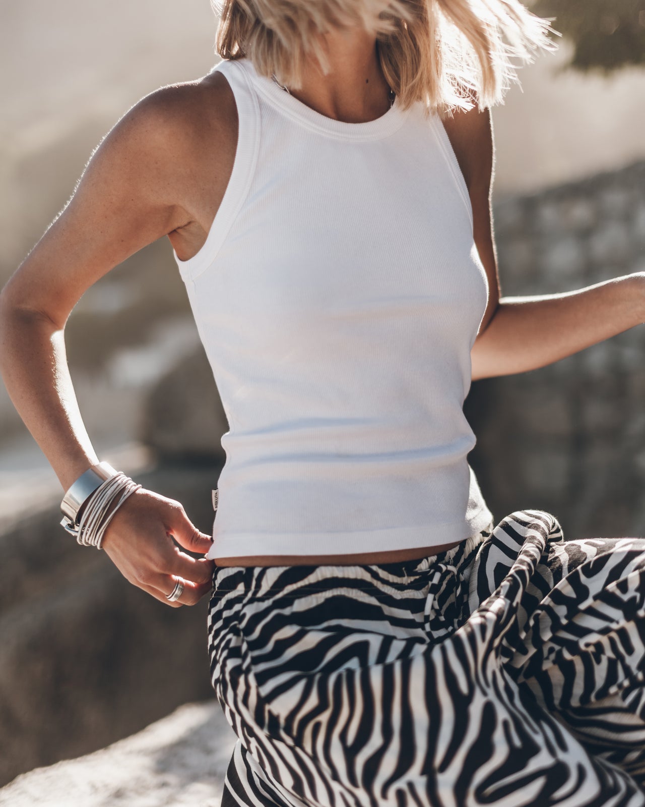 The White Standard Tank Top