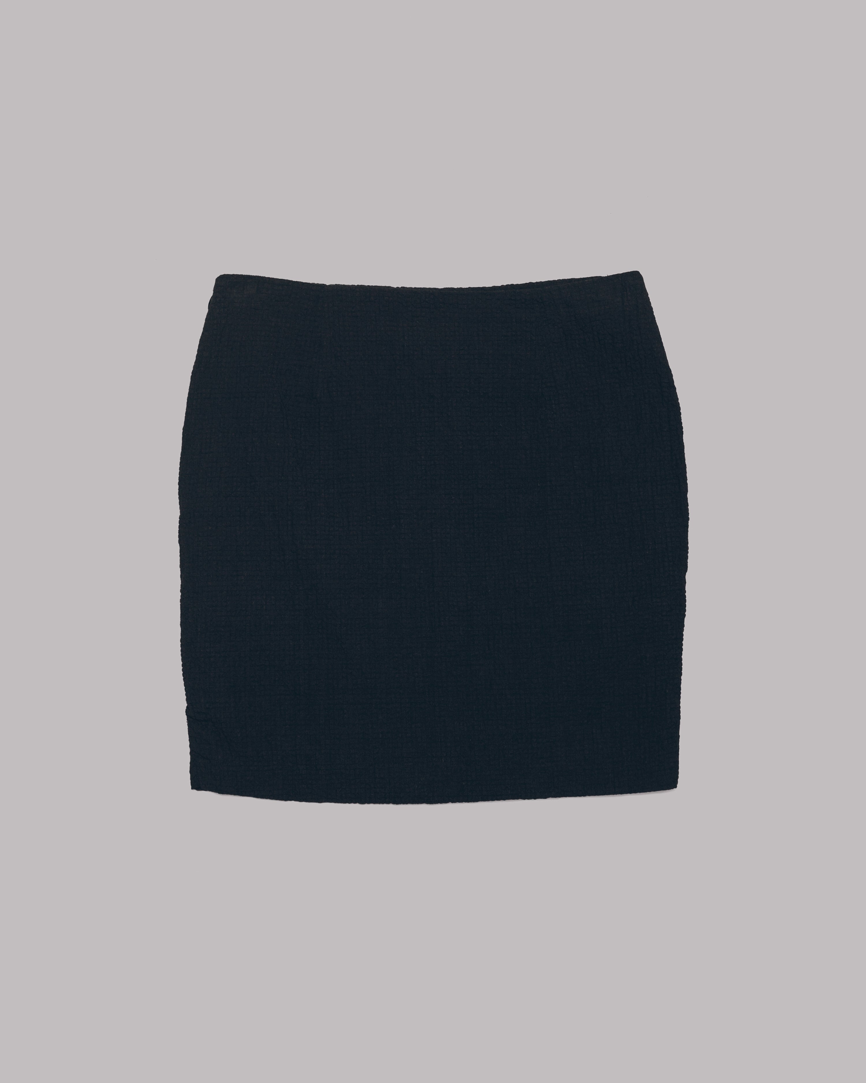 MIKUTA The Black Draped Skirt