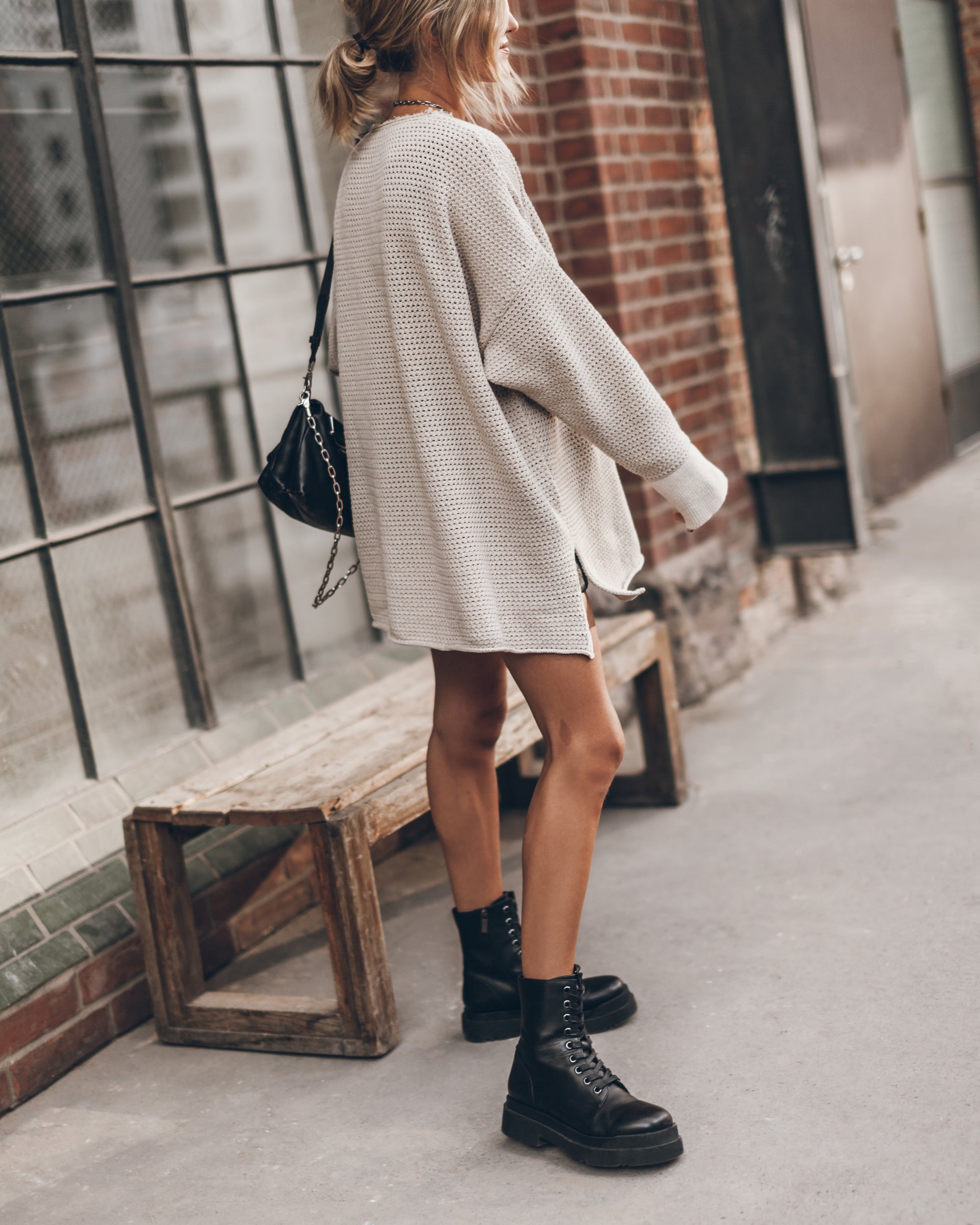 Light Long Knitted Sweater