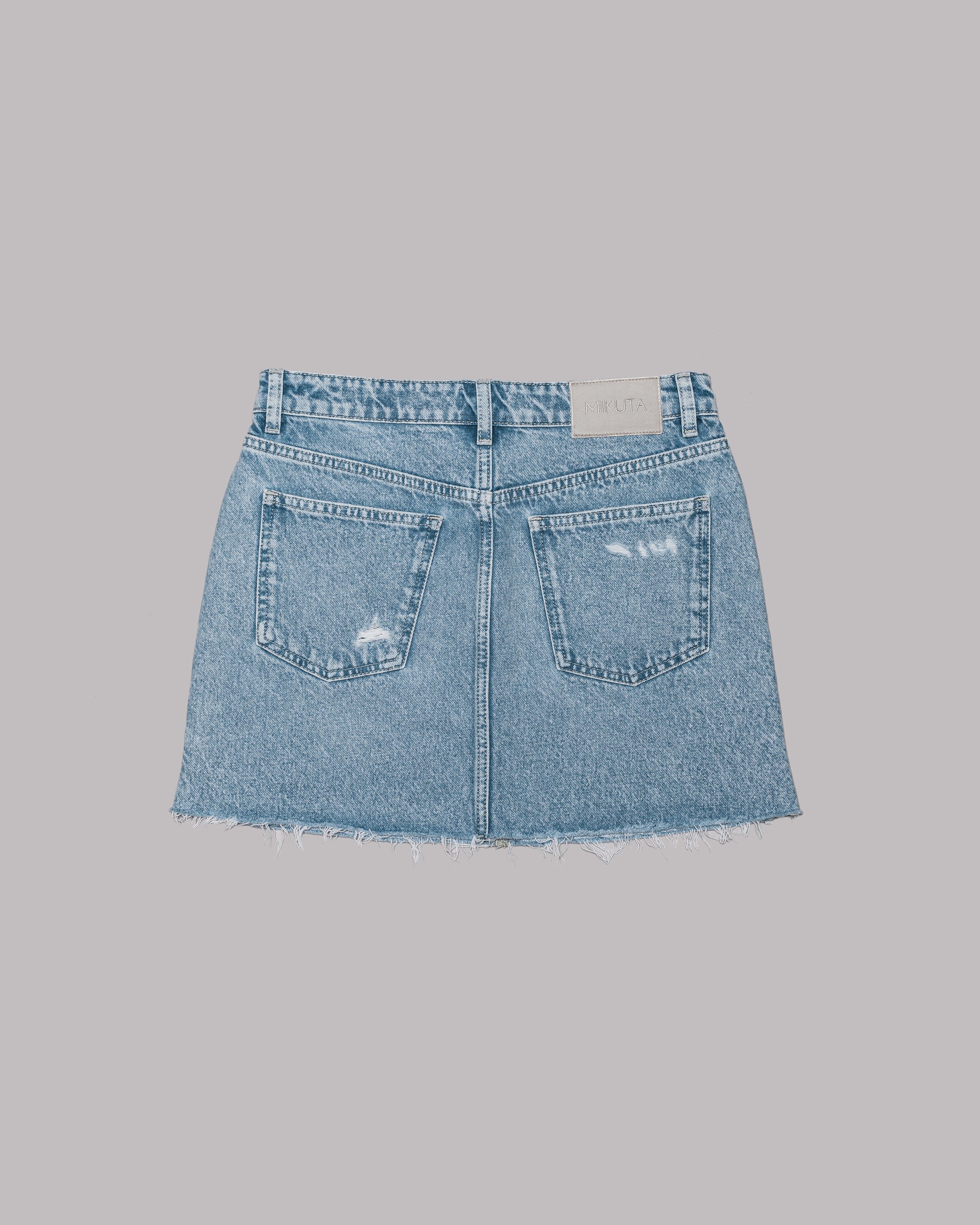 The Blue Denim Skirt