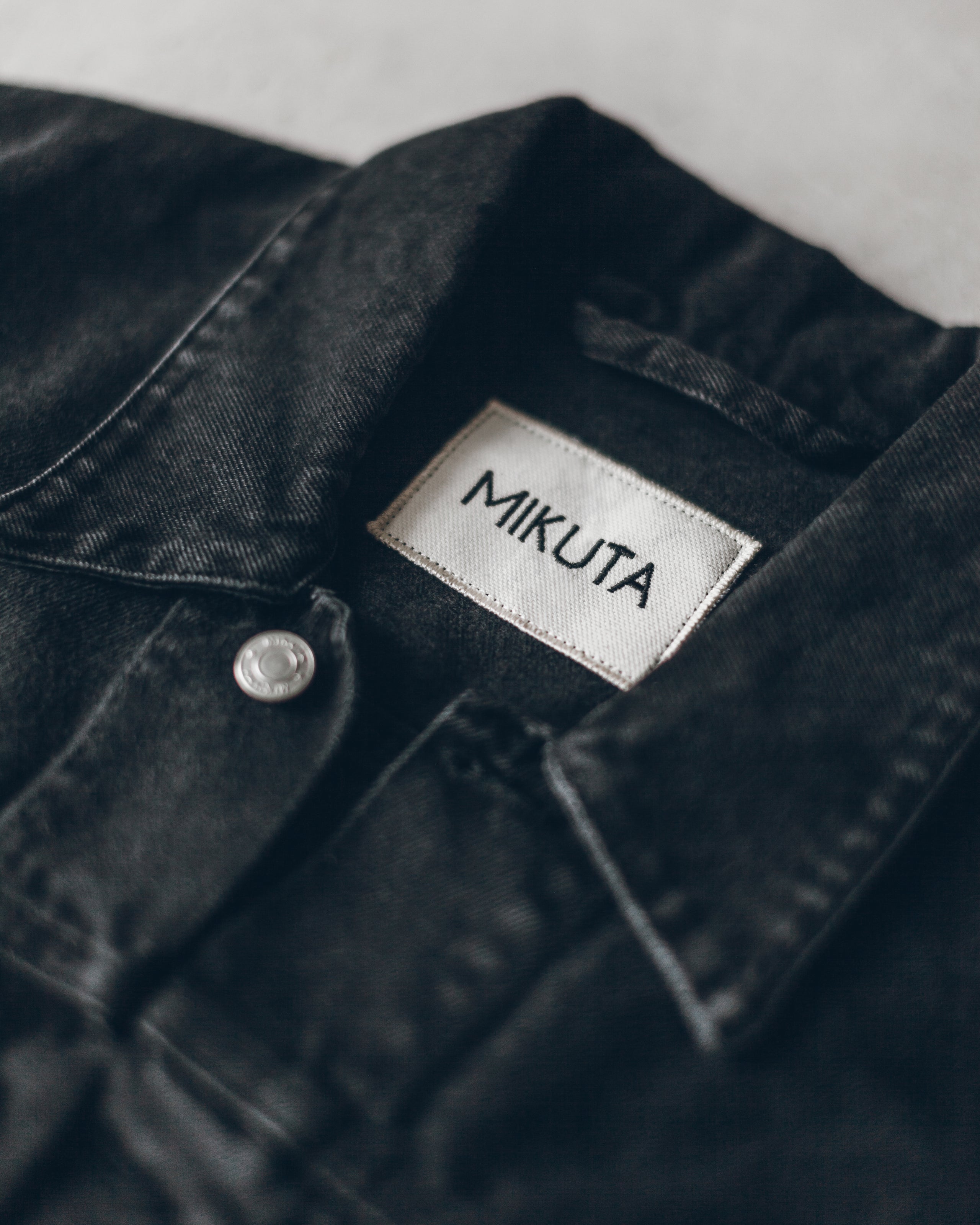 MIKUTA The Black Denim Jacket