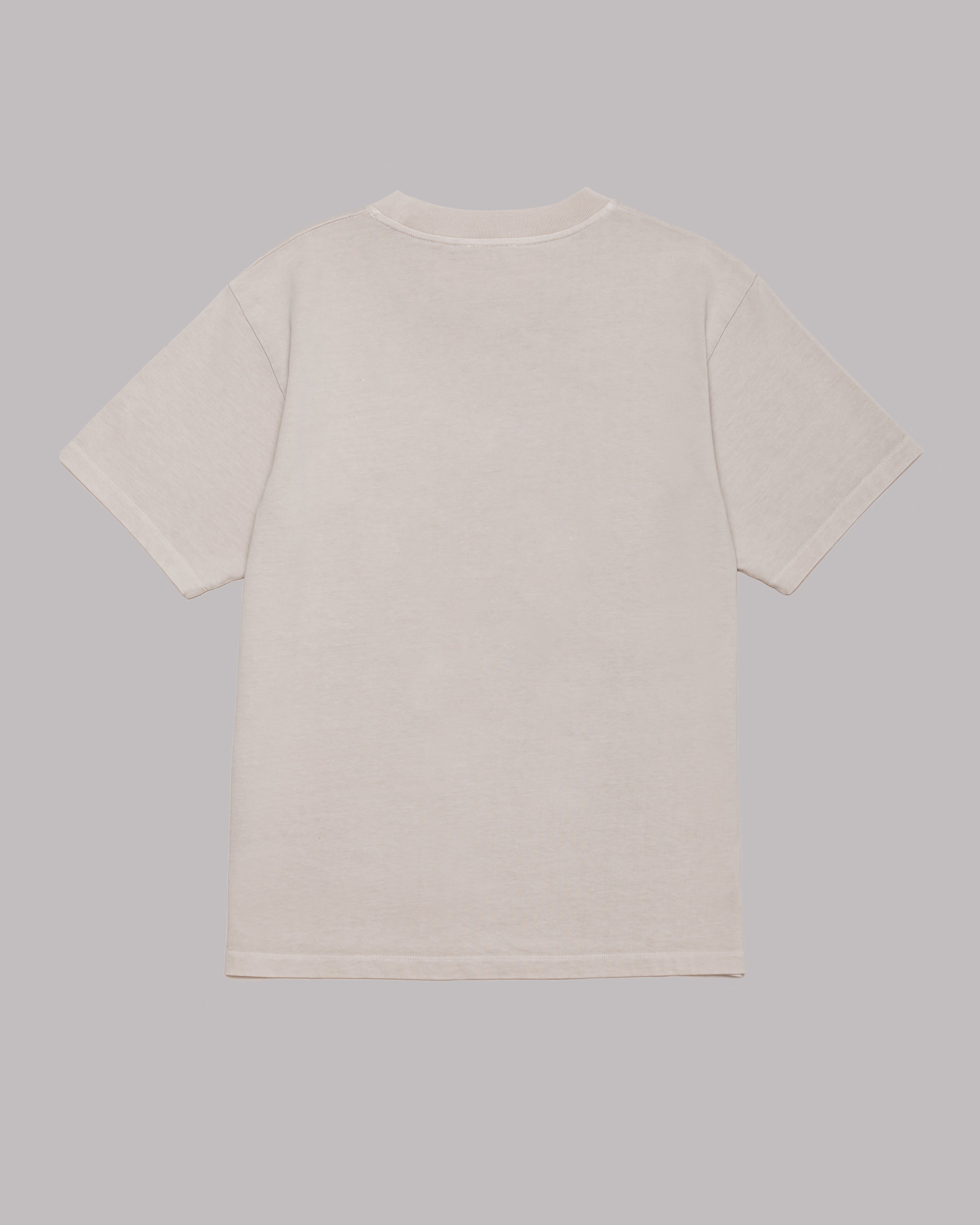 The Beige Embroidered Logo T-shirt