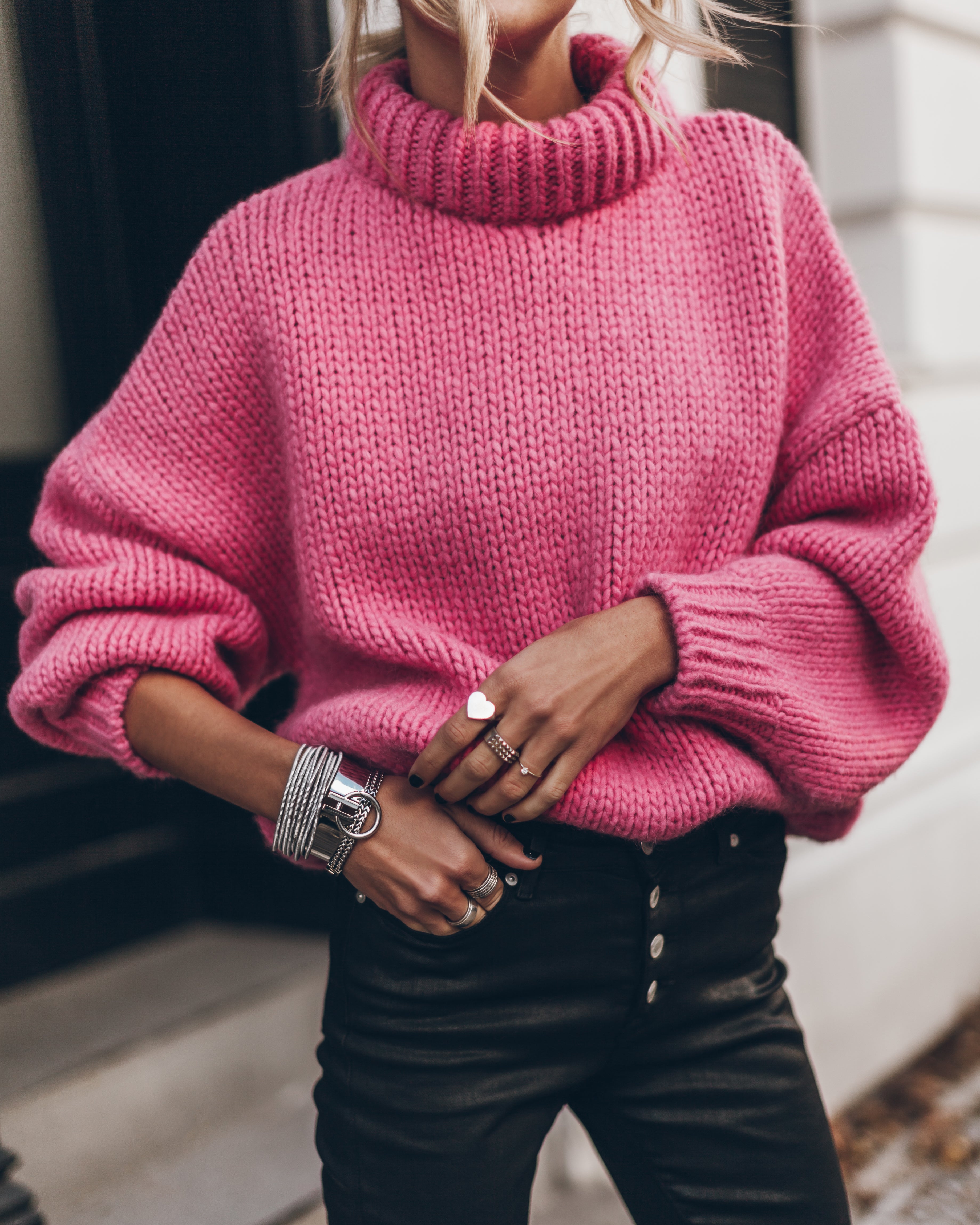 The Pink Knitted Sweater