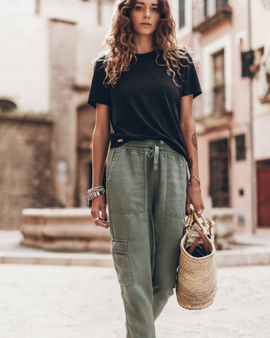 The Green Relaxed Pants – MIKUTA